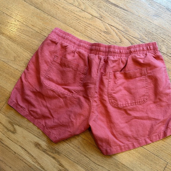 Linen shorts. Terracotta - Picture 10 of 11